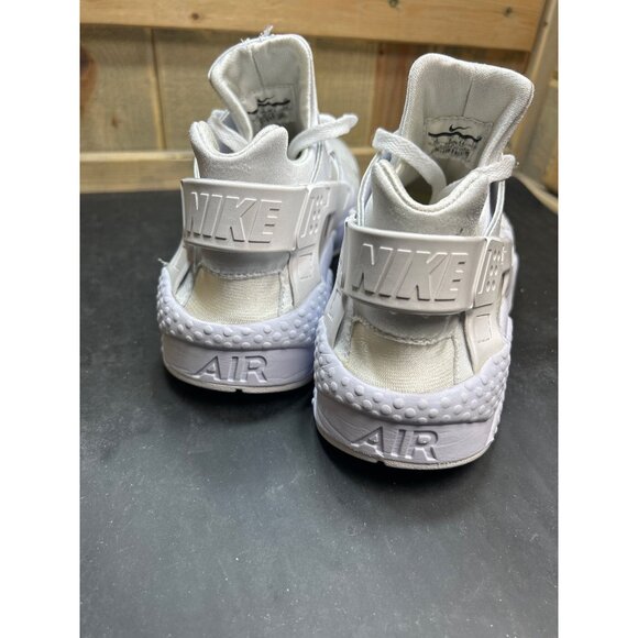 Nike Mens Air Huarache 318429-111 Triple White Sneakers Size 10